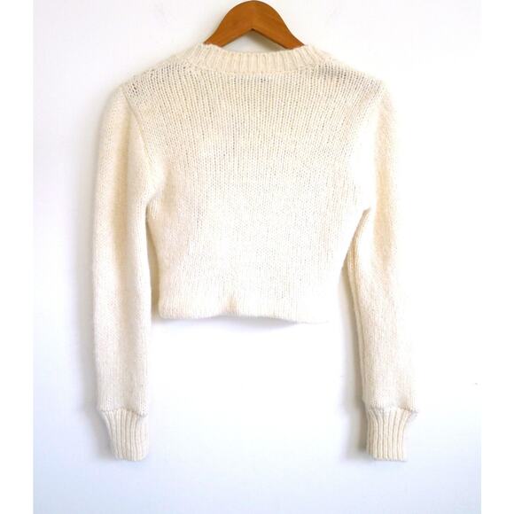 ALESSANDRA RICH ITALY Fruit Alpaca Blend Cardigan Sweater YOOX 40 S NWT $1380 - Picture 5 of 16